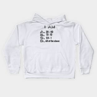 I Am 60: Cute, Unique 60th Birthday Gifts Kids Hoodie